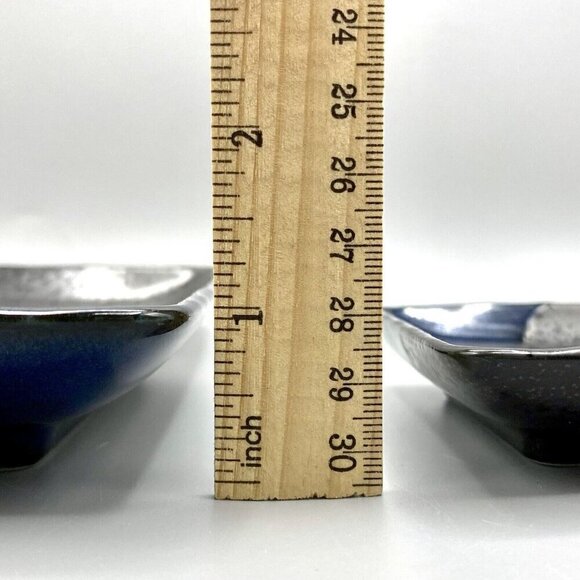 Japanese Sushi Serving Tray And Dish Gray Blue Graphite - Picture 5 of 6